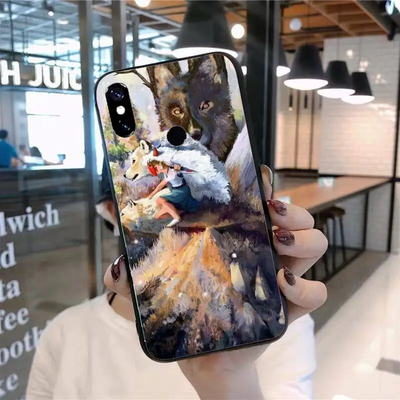 

Princess Mononoke Phone Case For Xiaomi Redmi 7 8 9t 9se k20 mi8 max3 lite 9 note 9s 10 pro