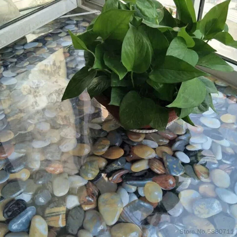 

10m Pebbles Self Adhesive Vinyl Wallpaper Wrap Film 3D Kitchen Countertop Peel Stick Decal Wallpaper DIY Wall Stickers