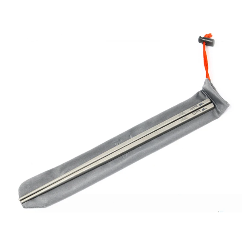 Палочки для еды Ti5633 из чистого титана квадратные китайские стильные здоровые