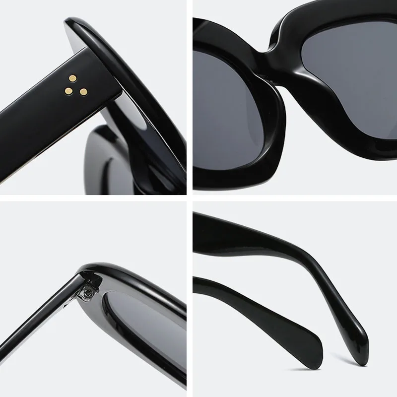 

New Fashion Women Sunglasses Luxury Brand Designer Vintage Women Oval Sun Glasses UV400 Shades Eyewear Oculos de sol