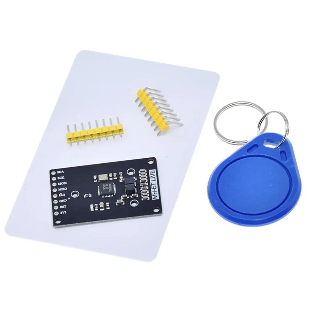 

MFRC-522 RC522 RFID radio frequency IC card induction to module send card fob Fudan key S50 X1P1