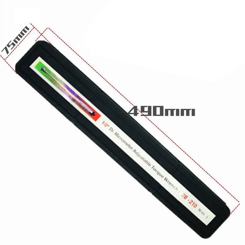 Динамометрический ключ для велосипеда 1/2 Квадратный привод 28-210N.M двухсторонний