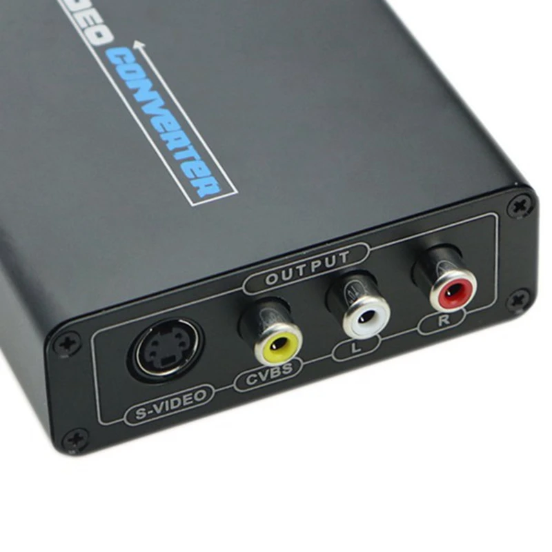 HDMI в композитный 3RCA AV S-Video R/L аудио видео конвертер адаптер DAC поддержка 720P/1080P для