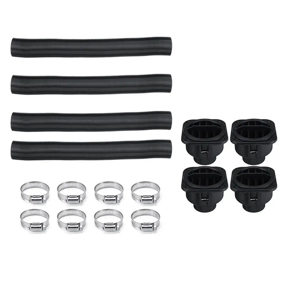 

Air Heater Tube Preheater Hose Air Inlet Pipe Aluminum Foil Air Outlet Pipe Square Air Outlet Steering Head For 4-hole Parkin