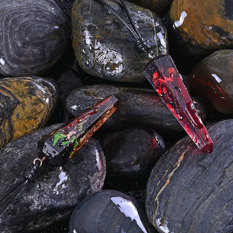 2019 модное деревянное ожерелье ручной работы из смолы кулон винтажное для мужчин