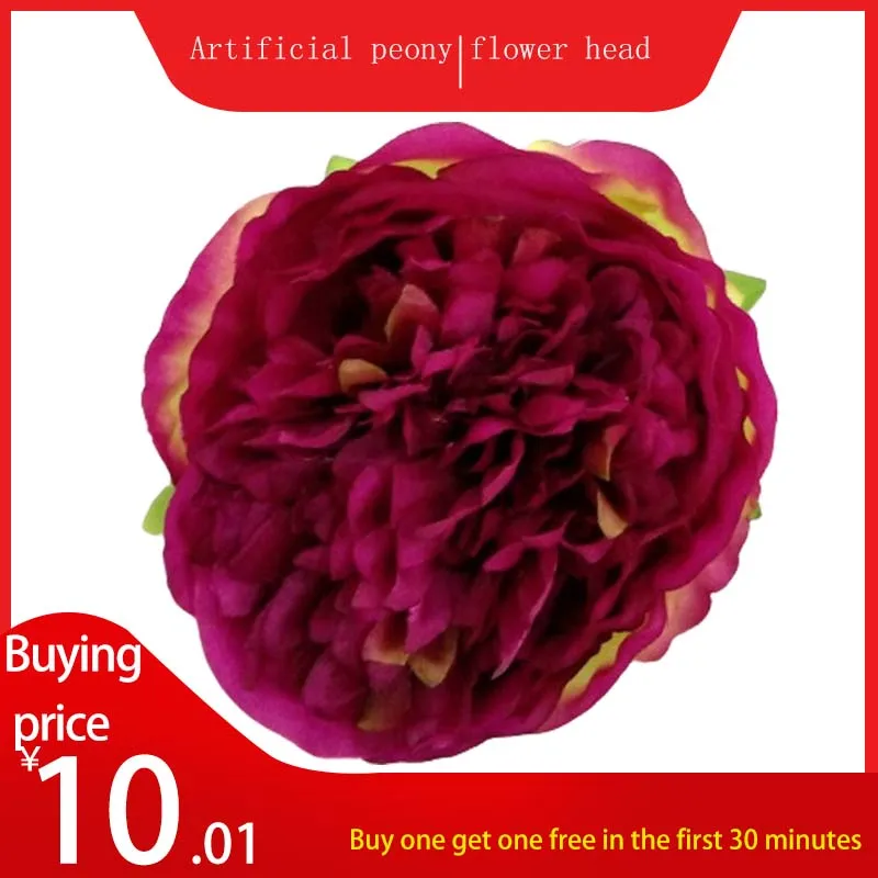 

1 Bouquet di Artificial Peony Flower Head Wedding Decoration Flower Head Activity Arrangement Flower Head Wholesale