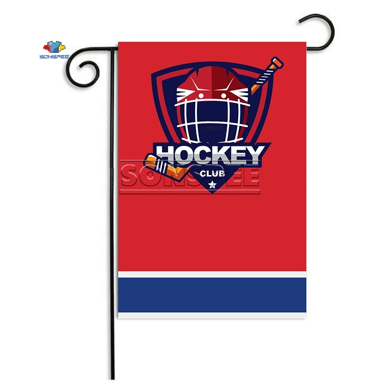 3dprinting Бейсбол Хоккей сад флаг для украшения сада флаги Двусторонняя Баннер