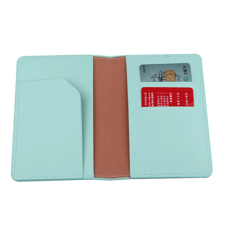 Multifunctional Travel Passport ID Card Cover Holder Case Protector Organizer PU Leather Woman Men Passport Cover