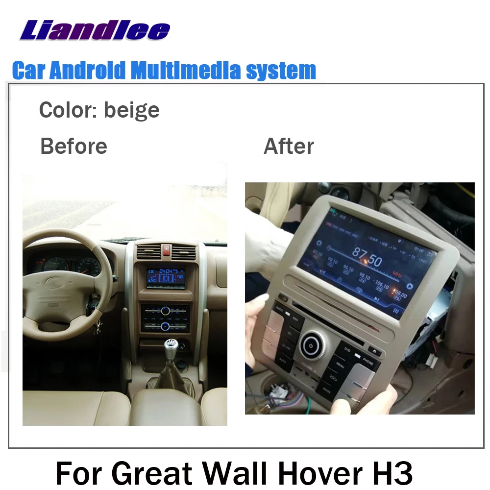 

Android 8.1 UP 2+32G For Great Wall Hover H3 2005~2009 Stereo Car Screen Carplay DSP BT GPS Navi Navigation Map Media