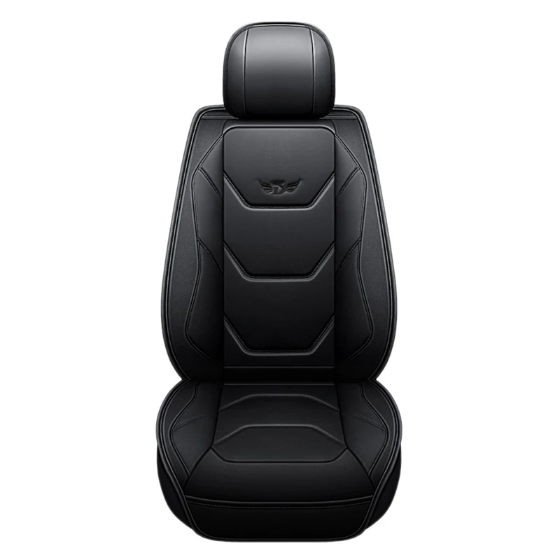 

Автомобильный Универсальный фронт Чехлы для автомобильных сидений протектор Чехлы из искусственной кожи Seatfour сезона нескользящий чехол