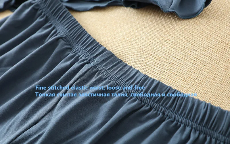 Женский пижамный комплект летние шорты и топ домашняя одежда больших размеров