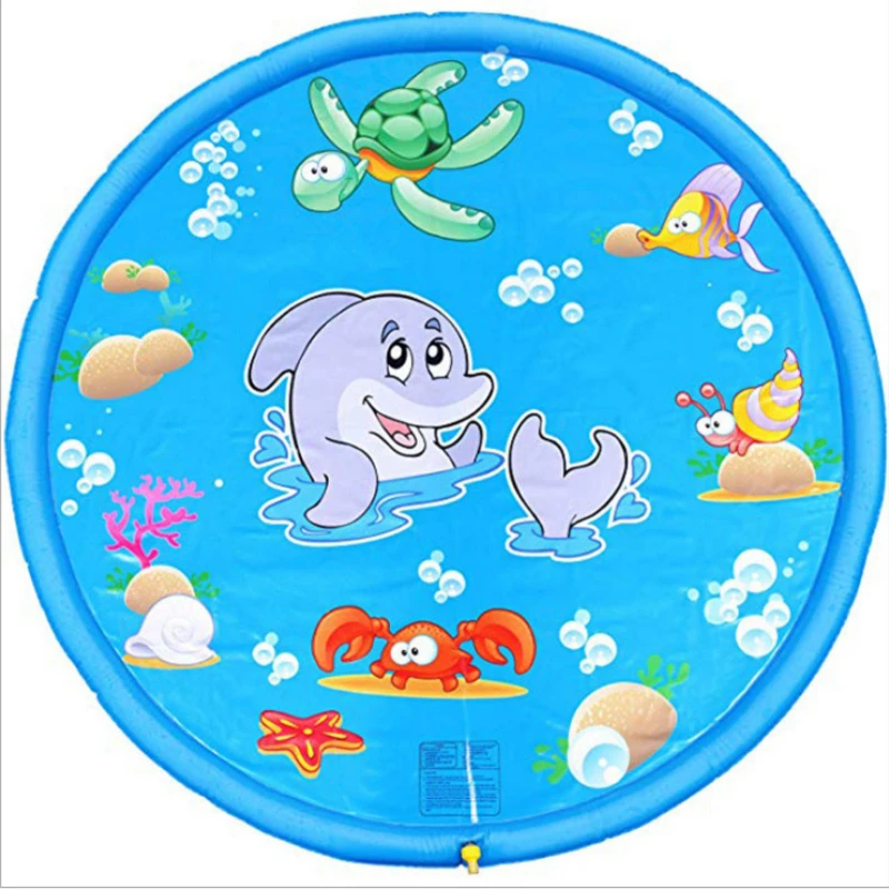 Household Children's Water Mat Inflatable Water Spray Irrigation Mat Terrace Lawn Leisure Game Swimming Mat