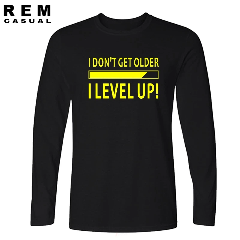 Новинка смешная футболка с надписью I't Get Older I Level Up для любителей игры на день