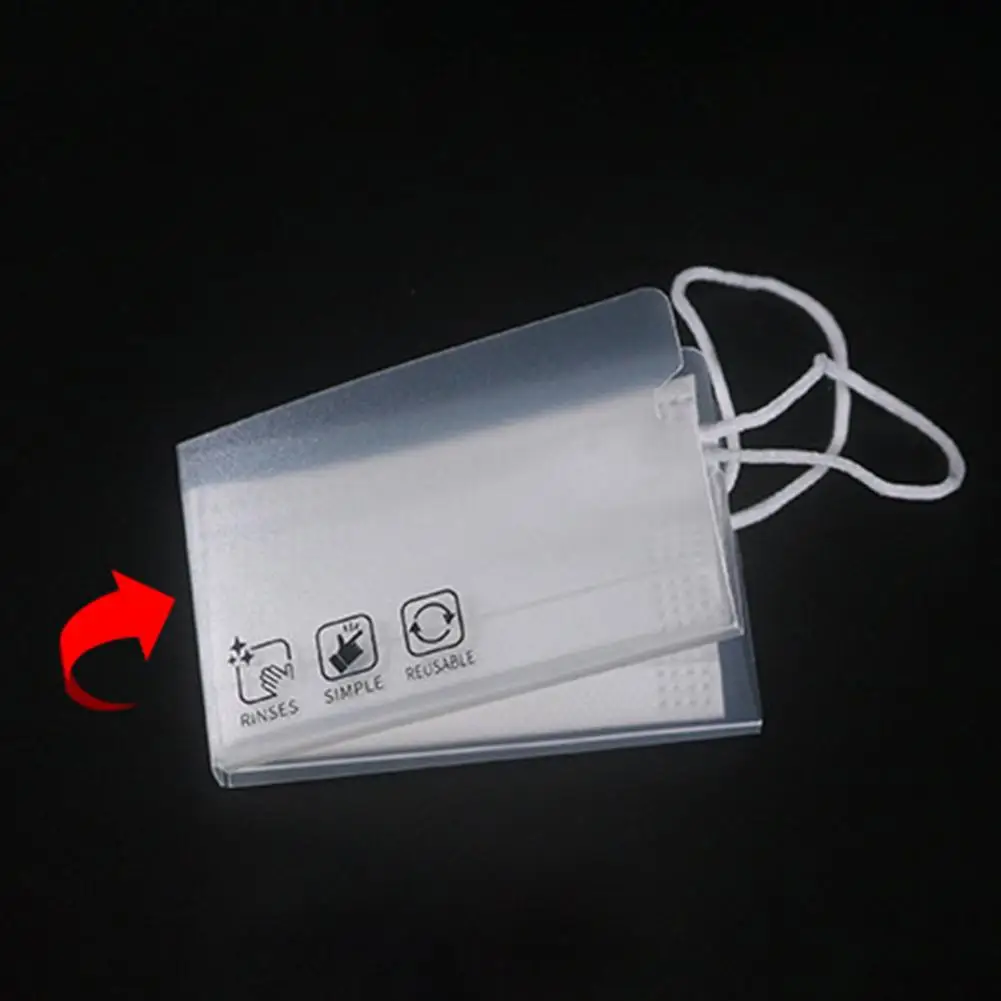 10 шт. портативный пыленепроницаемый одноразовый контейнер для хранения маски
