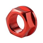 Передняя ось Гайка Болт M16XP1.5 для Honda CRF250R CRF450R 2004-2021 2020 2019 CRF1000L CRF450L CRF450X CRF250X CRF450RX CRF250RX