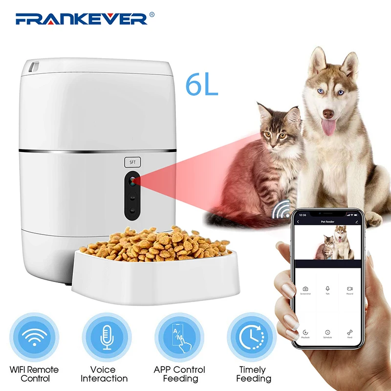 Умная домашняя камера FrankEver Tuya WiFi 1080P двусторонняя говорящая работает с Alexa Google