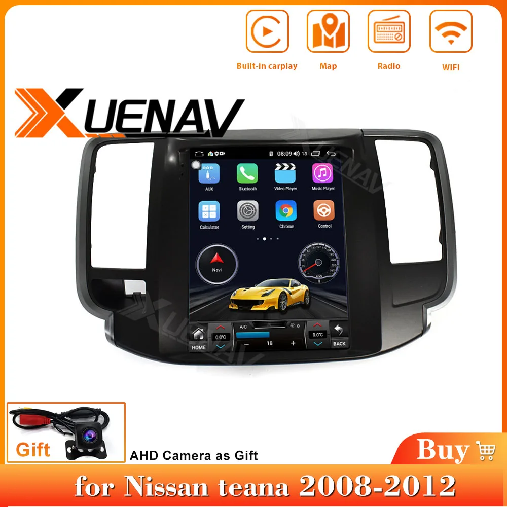 Автомагнитола 2din мультимедийный плеер DVD для Nissan teana 2003 2007 автомагнитола