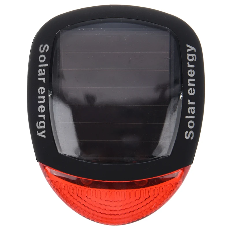 Hot HG-Solar Power Bike Bicycle LED Cycling Tail Rear Red Light Lamp Taillight w/ Clamp | Спорт и развлечения