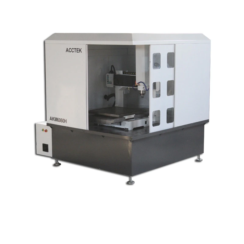 Стальной металлический фрезерный станок с ЧПУ ACCTEK для резки алюминия ЧПУ|cnc