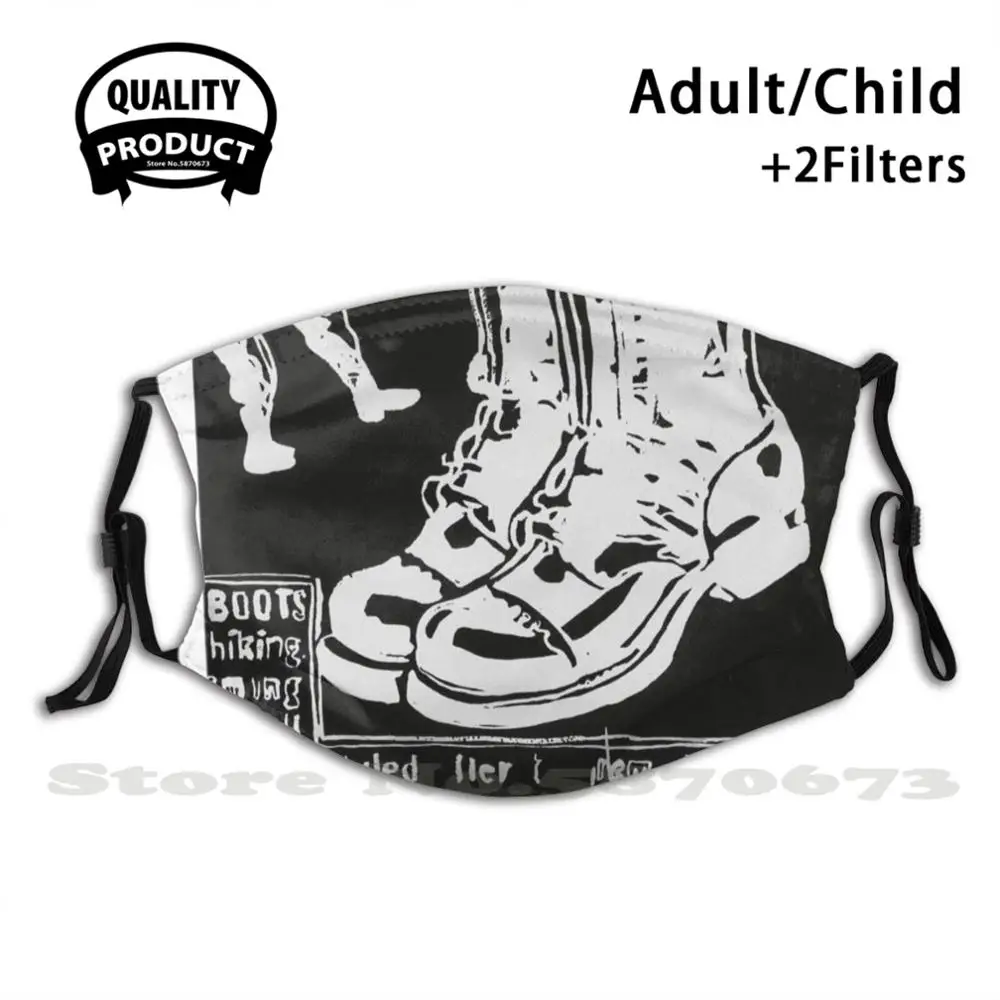 Сапоги для парашютеров (минус) печать плакатов. Дышащая Маска рта с фильтром