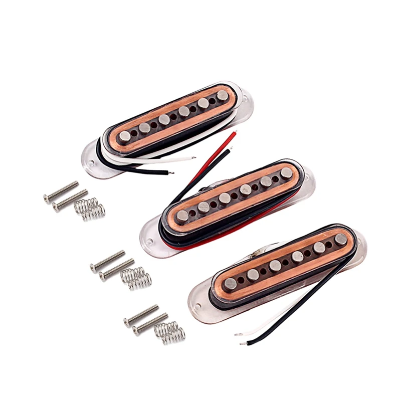 3 шт./комплект 48/50/52 гитар ЗВУКОСНИМАТЕЛИ ДЛЯ Stratocaster Strat/сквирер запчасти для