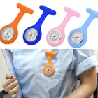 Силиконовые часы для медсестры, брошь с бесплатной батареей, для мужчин и женщин, карманные часы, детские карманные часы