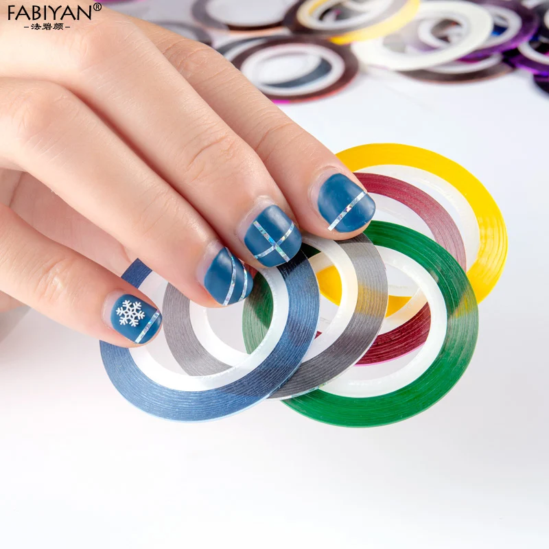 Рулоны ленты для дизайна ногтей 2 шт.|Стикеры и наклейки| |