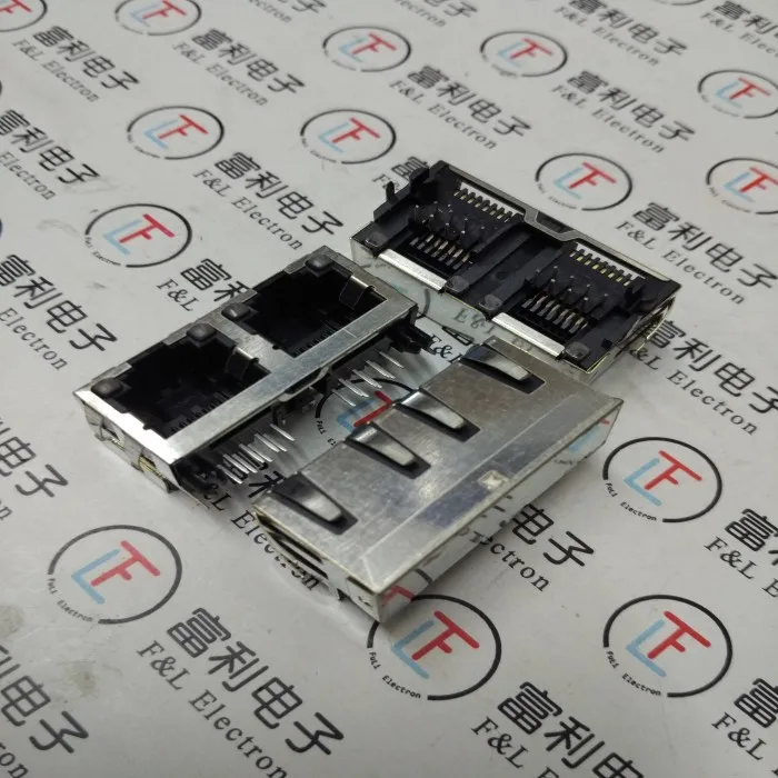 

10pcs/lot 442480029 8P*2 1*2 internet access RJ45 Connector