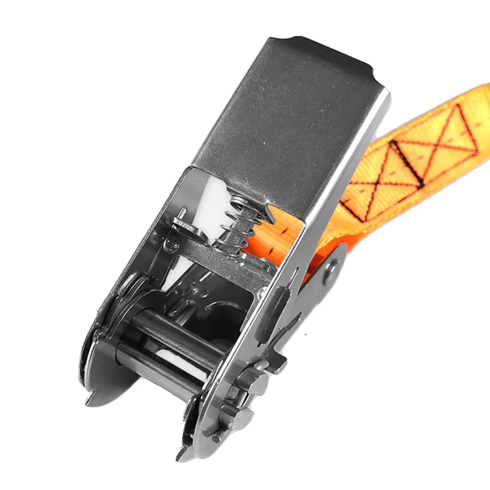 

25mm*5m Tie Down Strap Buckle Size 8.5*11.5*3.8cm Polyester Webbing Quick Locking