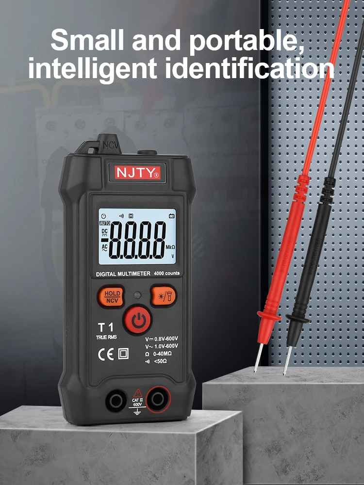 Профессиональный Интеллектуальный мультиметр цифровой мини-автомобильный