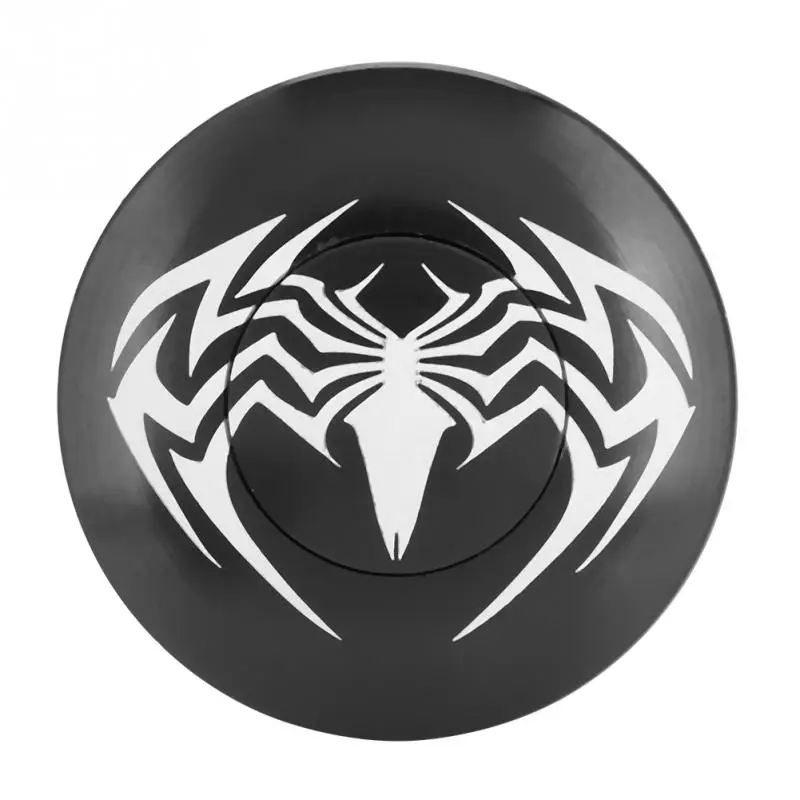 Верхняя крышка для руля велосипеда гарнитуры горной дороги черная с рисунком