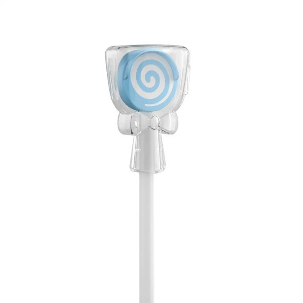 Limpiador y rascador de lengua con forma de piruleta para beb&eacute;, limpieza Oral, respiraci&oacute;n fresca, herramienta de cuidado-0