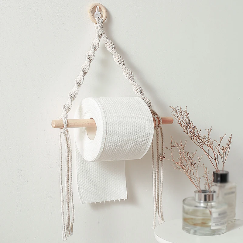 

Woven Multifunctional Napkin Holder Woven Tapestry Towel Holder Household Items Wall Decoration Fashion Home Decorations.