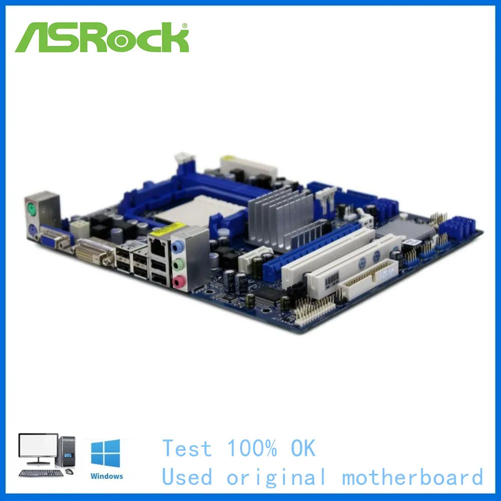 Материнская плата для ASRock 880GM-LE компьютера USB2.0 SATA II AM3 DDR3 AMD 880G 880 б/у настольной