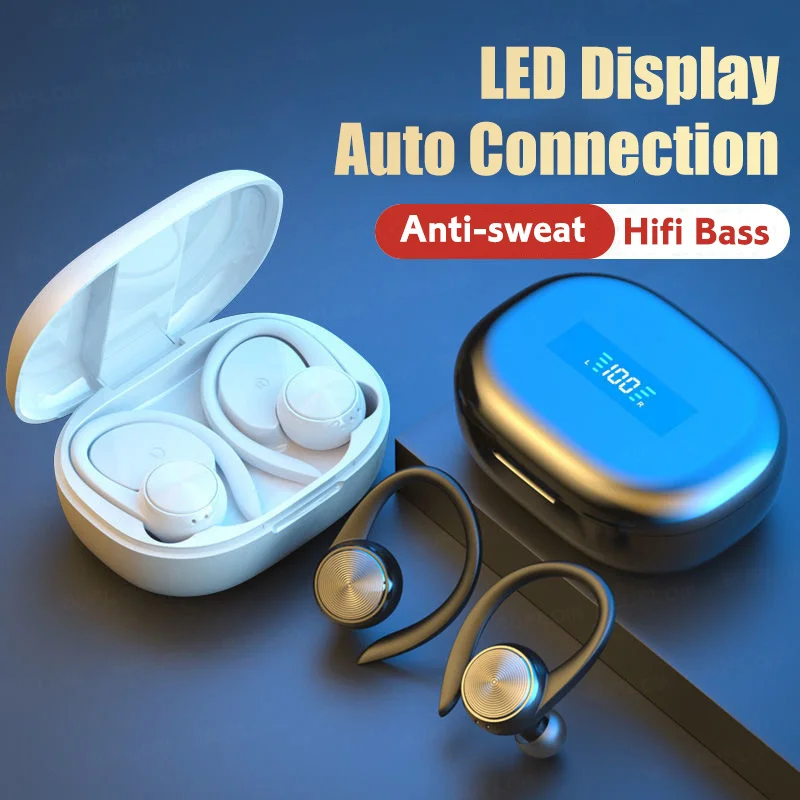 TWS-наушники с поддержкой Bluetooth 5 0 и светодиодным дисплеем | Электроника