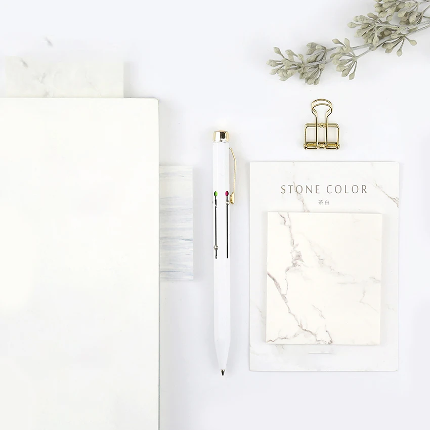 Новизны Мрамор структуры камня цветные Стикеры для заметок клей того чтобы