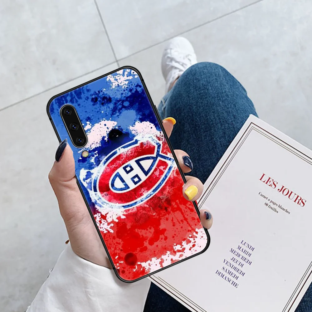 

Montreal Ice Hockey Canadien Phone Case For Huawei P Mate 10 20 30 40 Pro Lite Smart 2019 2021 black Prime 3D Hoesjes Tpu