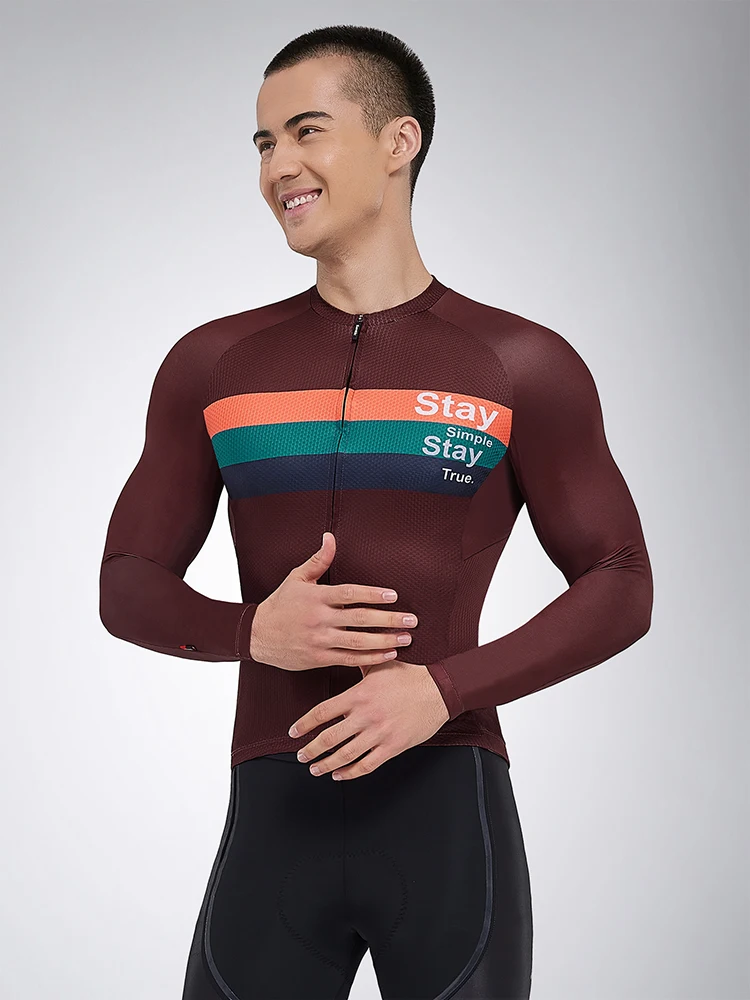 

Santic Men Long Sleeve Cycling Jersey Racing Pro Design Anti-sweat Road Bike MTB Jersey Ciclismo Cycling Clothings Bike Jersey