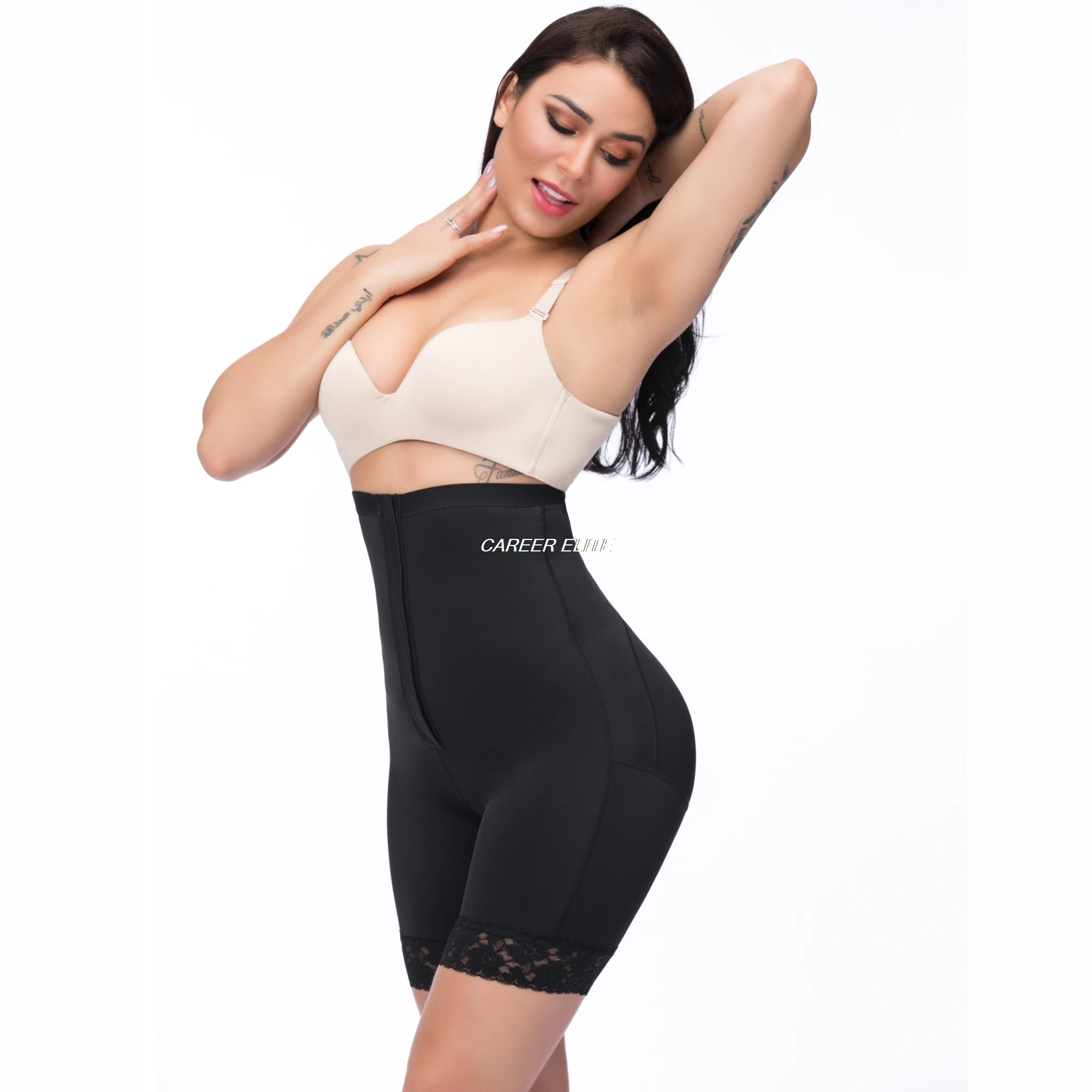 

Women Waist trainer Shapewear Sexy Lingerie High Waist Pants Slimming Underwear Detachable Strap Bodysuit Body Shaper