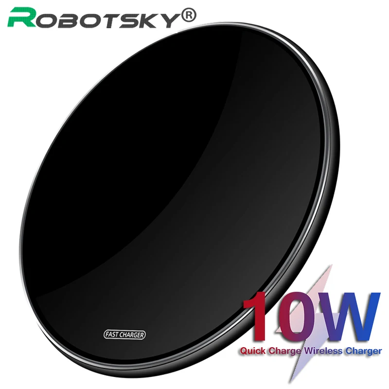 Беспроводное зарядное устройство 10 Вт для быстрой зарядки настольное полностью