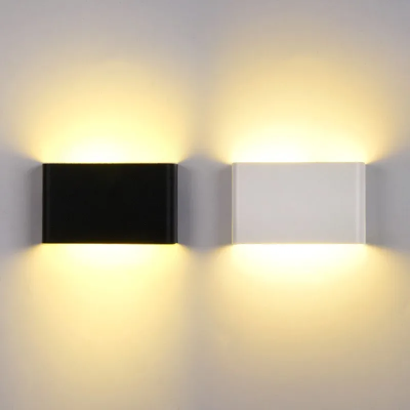 

Современный водонепроницаемый напольный 12 Вт светодиодный настенный светильник IP65 Алюминиевый настенный светильник вверх и вниз садовое ...