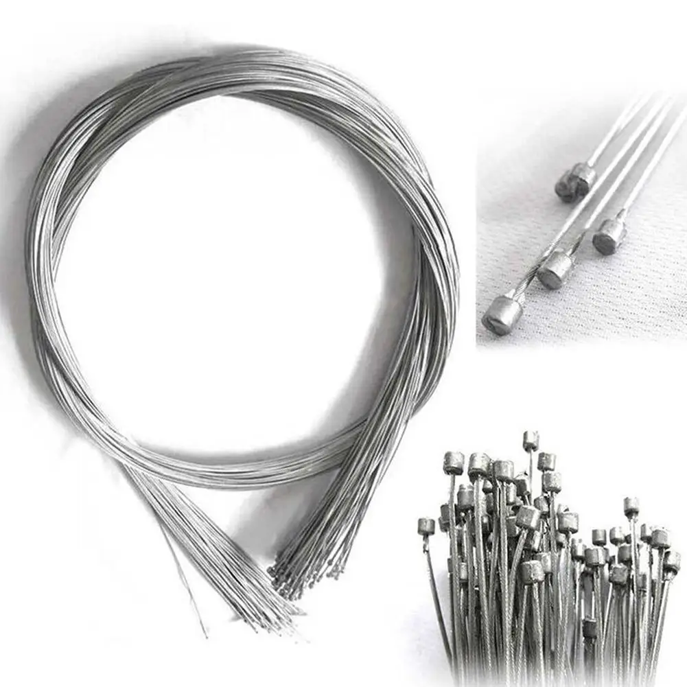 

10Pcs 1.75M MTB Bike Bicycle Shift Derailleur Stainless Steel Inner Wire Line Gear Cable Sets Core Inner Wire Steel Speed Line