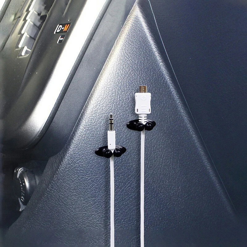 8 шт. Автомобильный держатель для кабеля многофункциональный зажим галстука