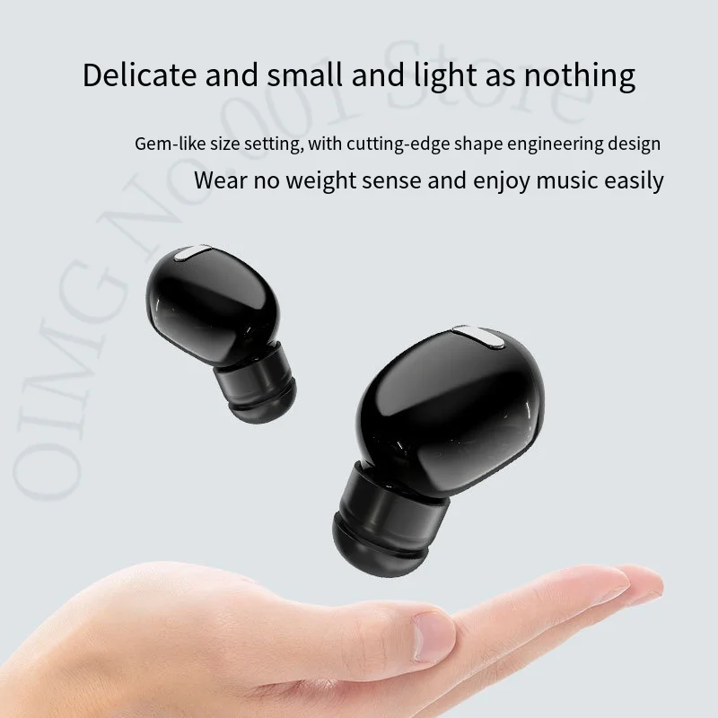 

Bluetooth-гарнитура OIMG Business XT5 Компактная Беспроводная с шумоподавлением