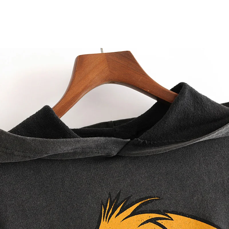 Женская толстовка с капюшоном ZOEPO элегантная анималистическим принтом 2019 |