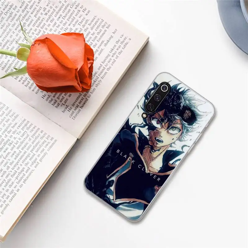 

Dark Black Clover Anime cool Phone Case For xiaomi Redmi 5 5A plus 7A 8 note 2 3 4 5 5A 6 7 GO K20 A2