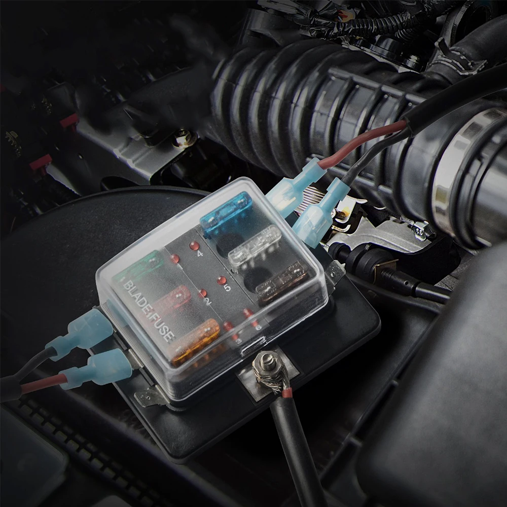 Блок предохранителей со светодиодной лампой для автомобиля лодки | Автомобили и