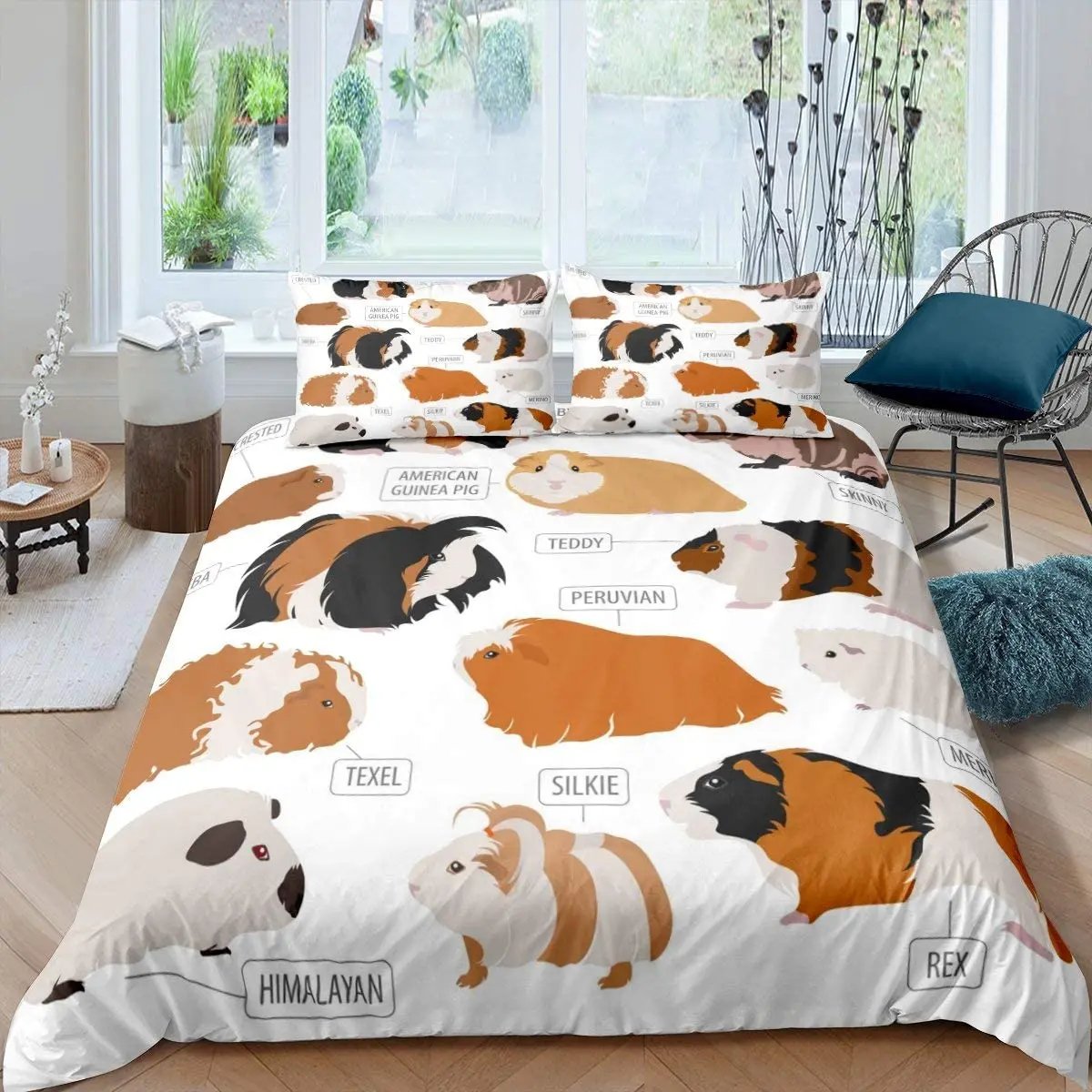 

Cute Animal Cat Wolf 3D Luxury Comforter Bedding Set Kids Adult Duvet Cover Set King Queen Double Full Single Size Home Dropship