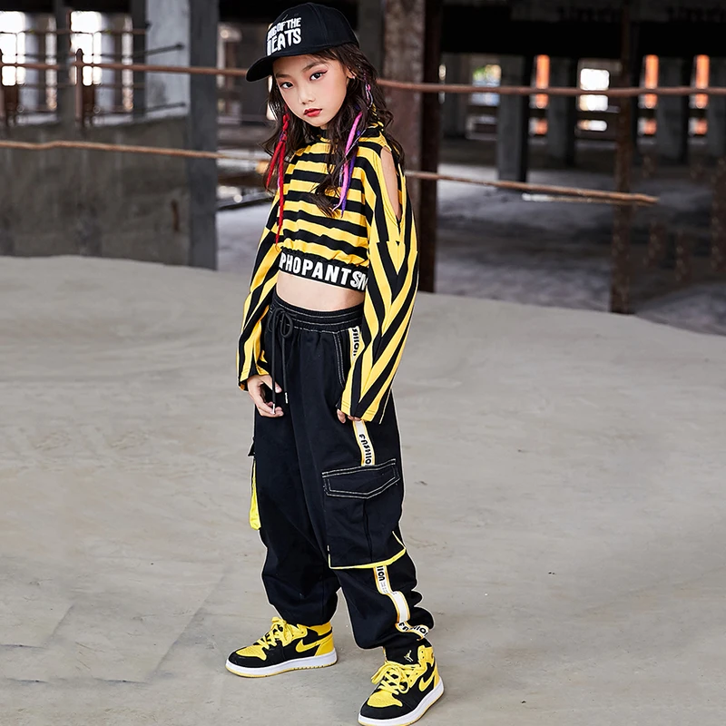 Джазовые костюмы для девочек одежда в стиле хип-хоп костюм чарлидинга детей с