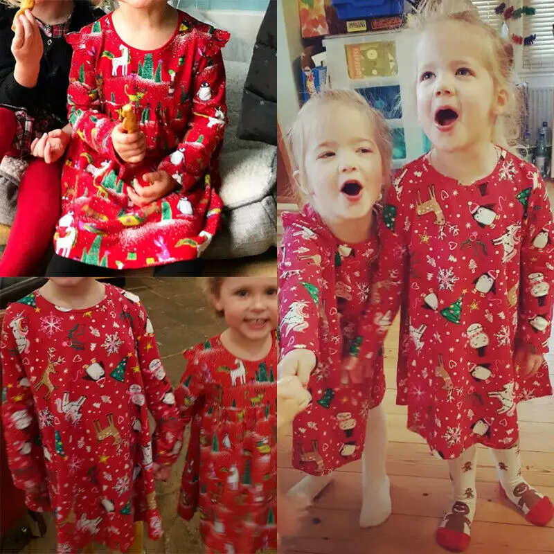 Рождество Дети для маленьких девочек Рождественские гетры с изображением